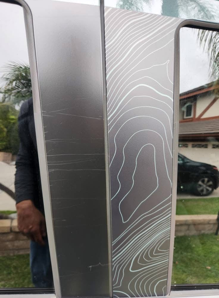 Topographic B Pillar Overlays - 2024+ Tacoma Double Cab / 2025+ 4Runner