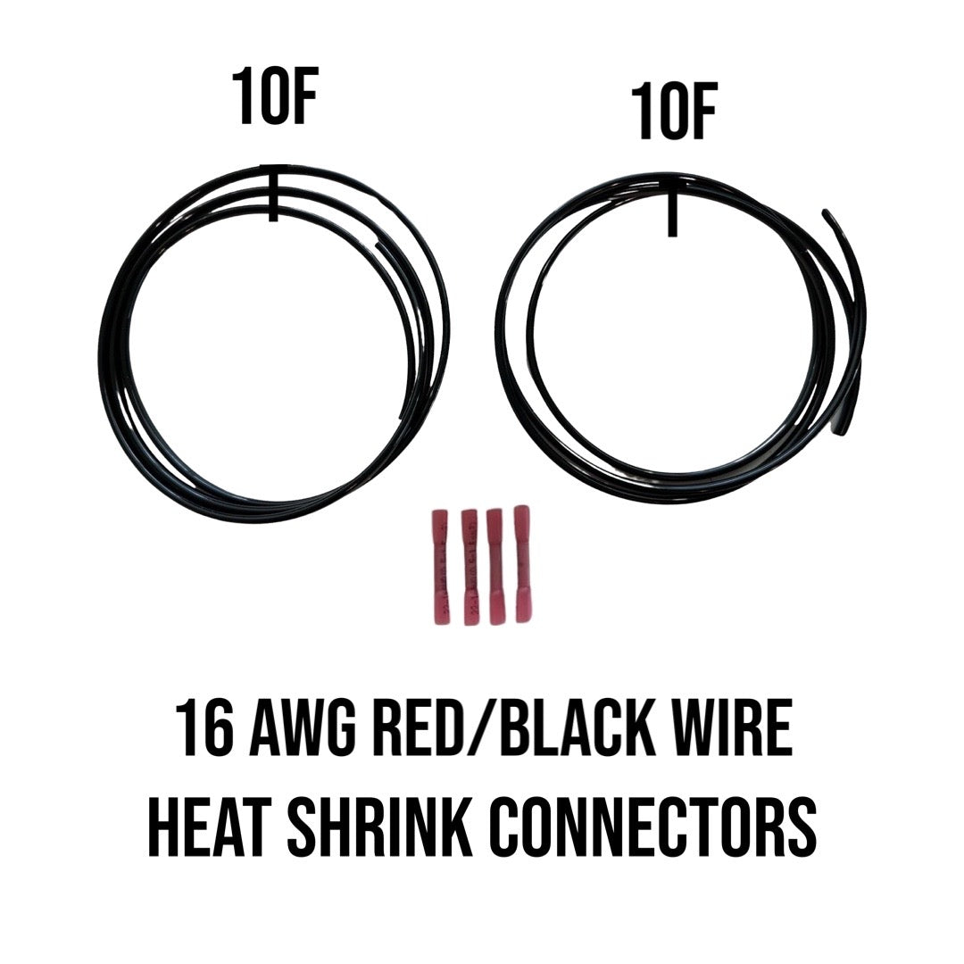 Gatekeeper 16 AWG "2 Lead" Wire Extension Kit (Red/Black)
