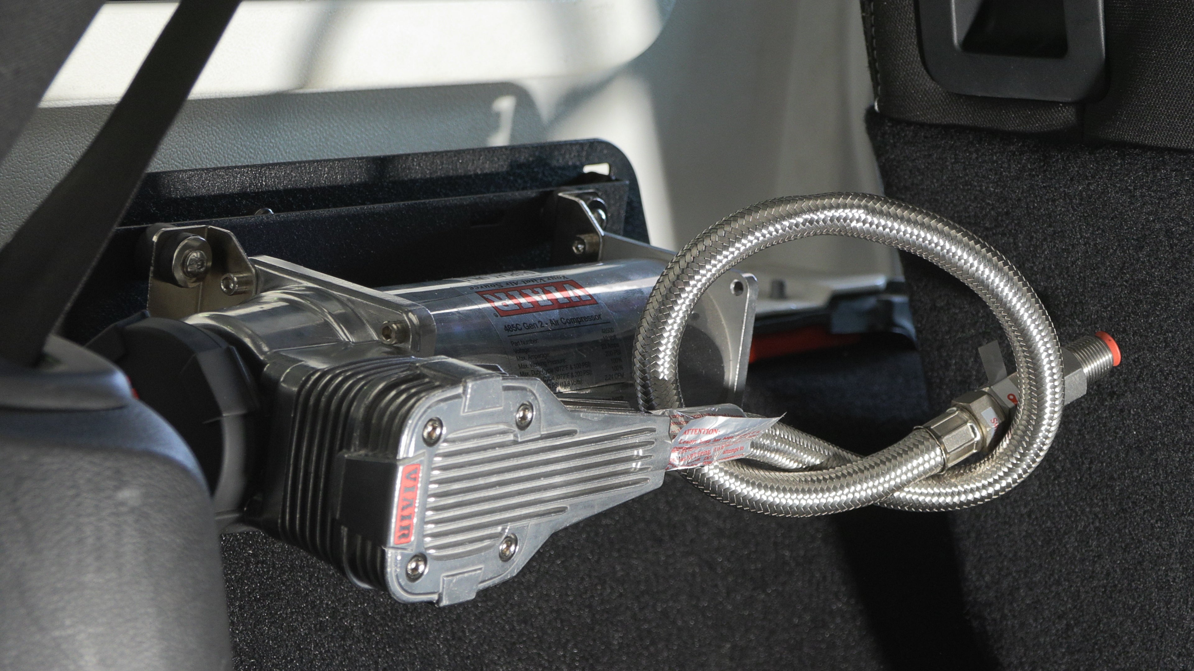 Fishbone Offroad Rear Trunk Compressor Mount - 2007-2018 Jeep Wrangler Unlimited (ARB/VIAIR) FB25468