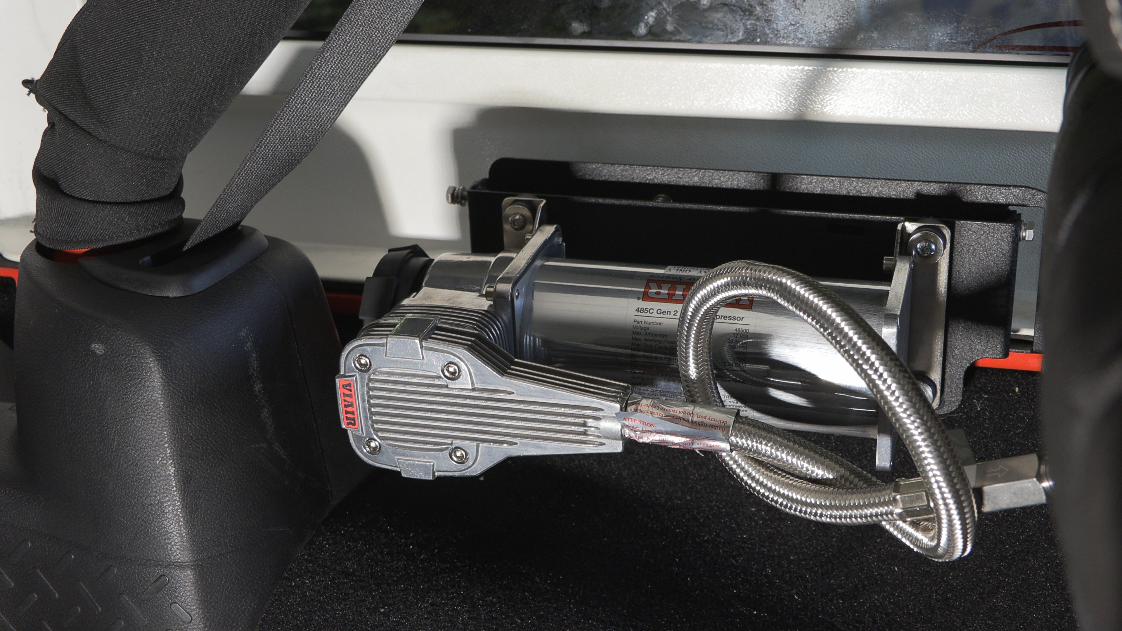 Fishbone Offroad Rear Trunk Compressor Mount - 2007-2018 Jeep Wrangler Unlimited (ARB/VIAIR) FB25468