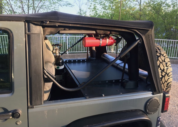 Diabolical Inc Slipstream for Jeep Wrangler JK 2-door, side view