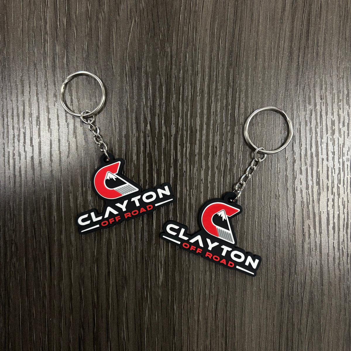Clayton Off Road key chain two pack, universal fit