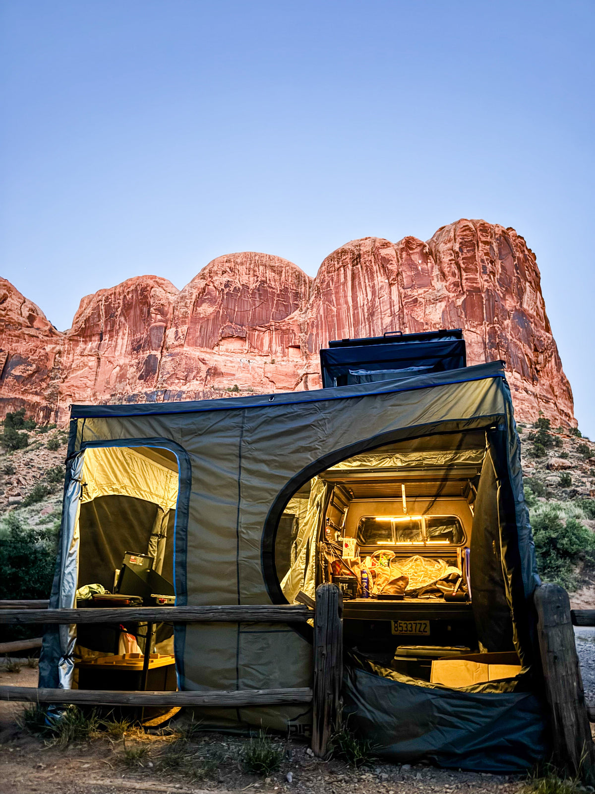 Dirtbox Overland 270 awning room detachable enclosure, universal fit