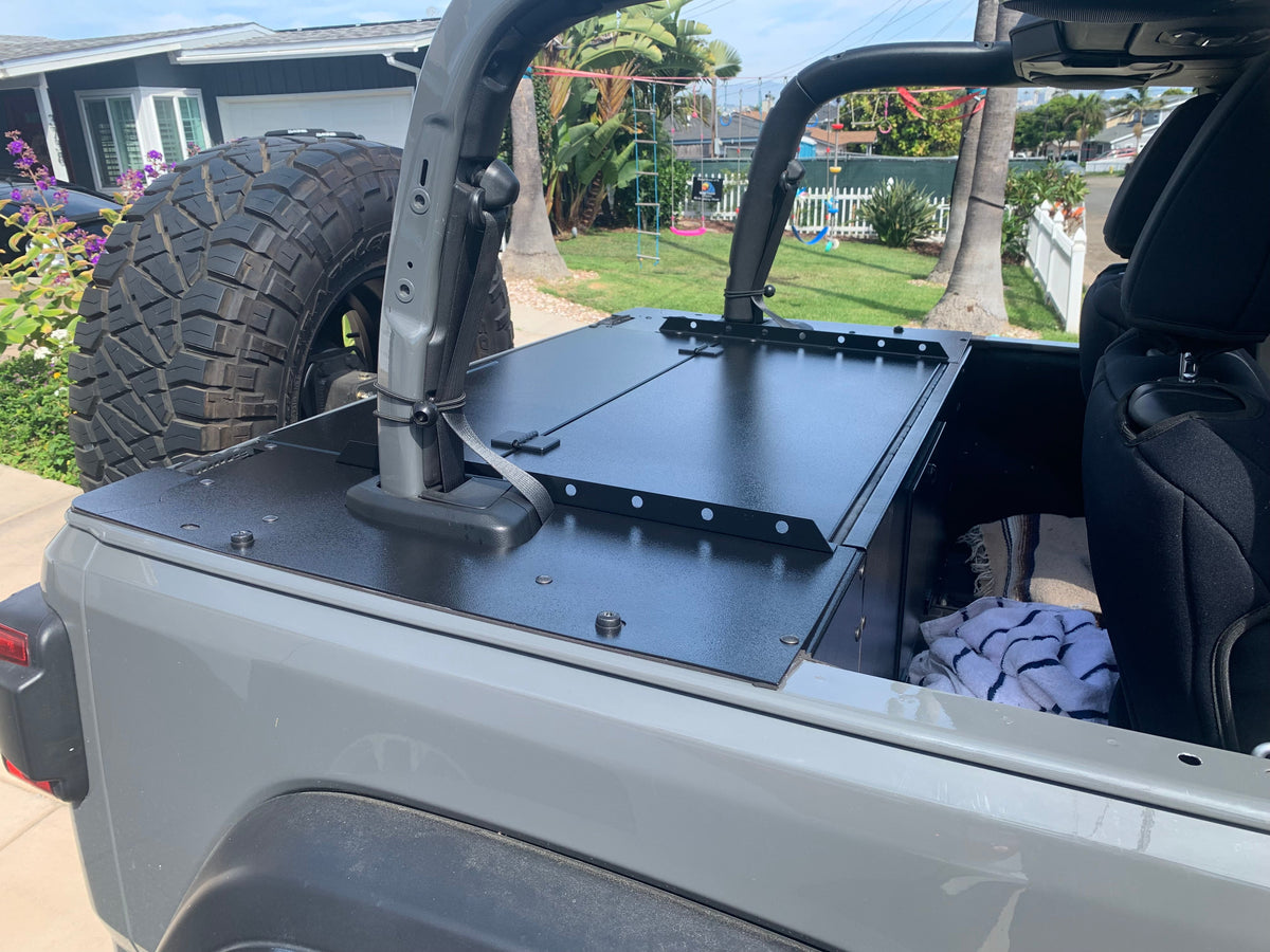 Diabolical Inc Slipstream for Jeep Wrangler JK 2-door, rear view