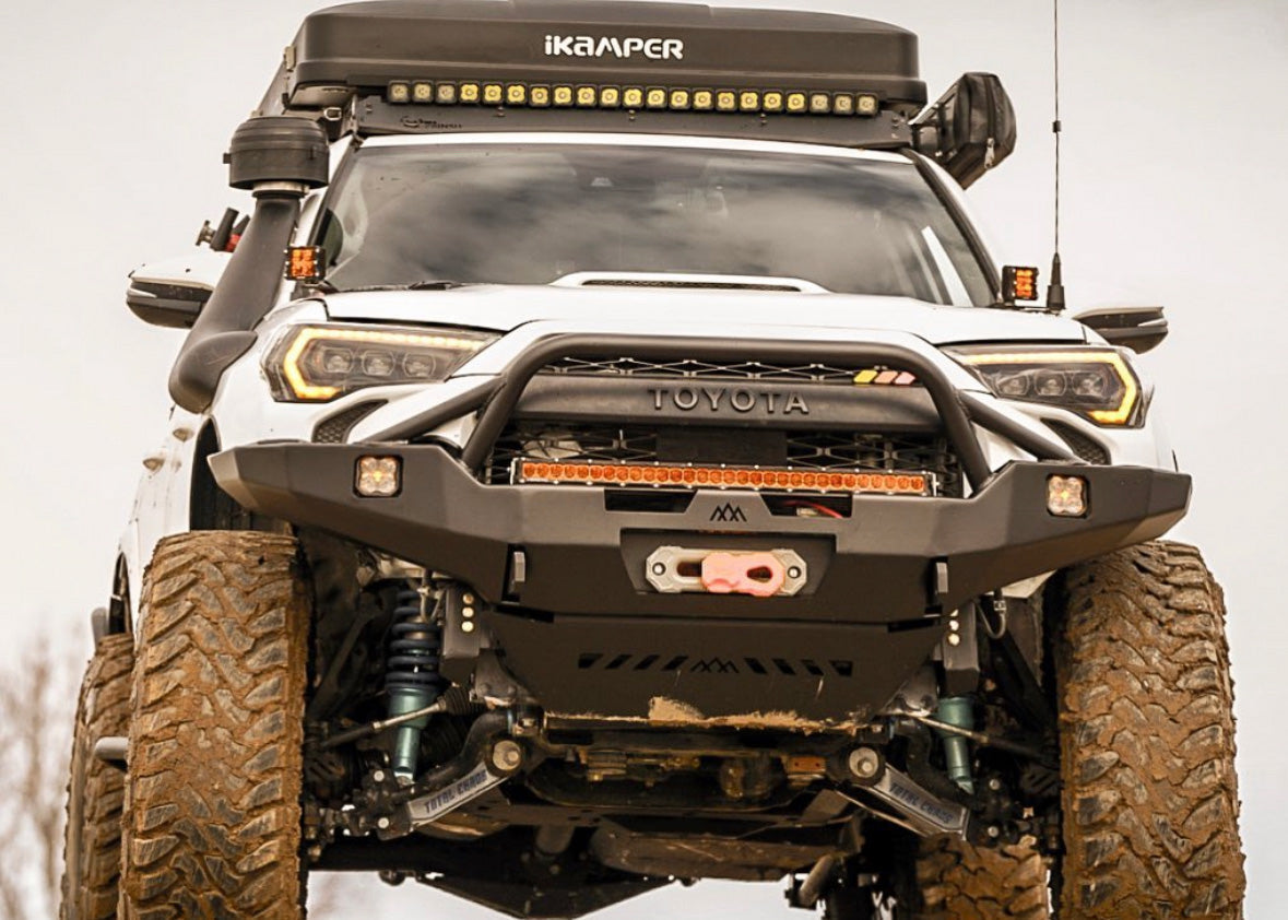 Backwoods Toyota 4Runner 5th Gen (2010-2024) Hi-Lite Overland Front Bumper [PreRunner Bull Bar]