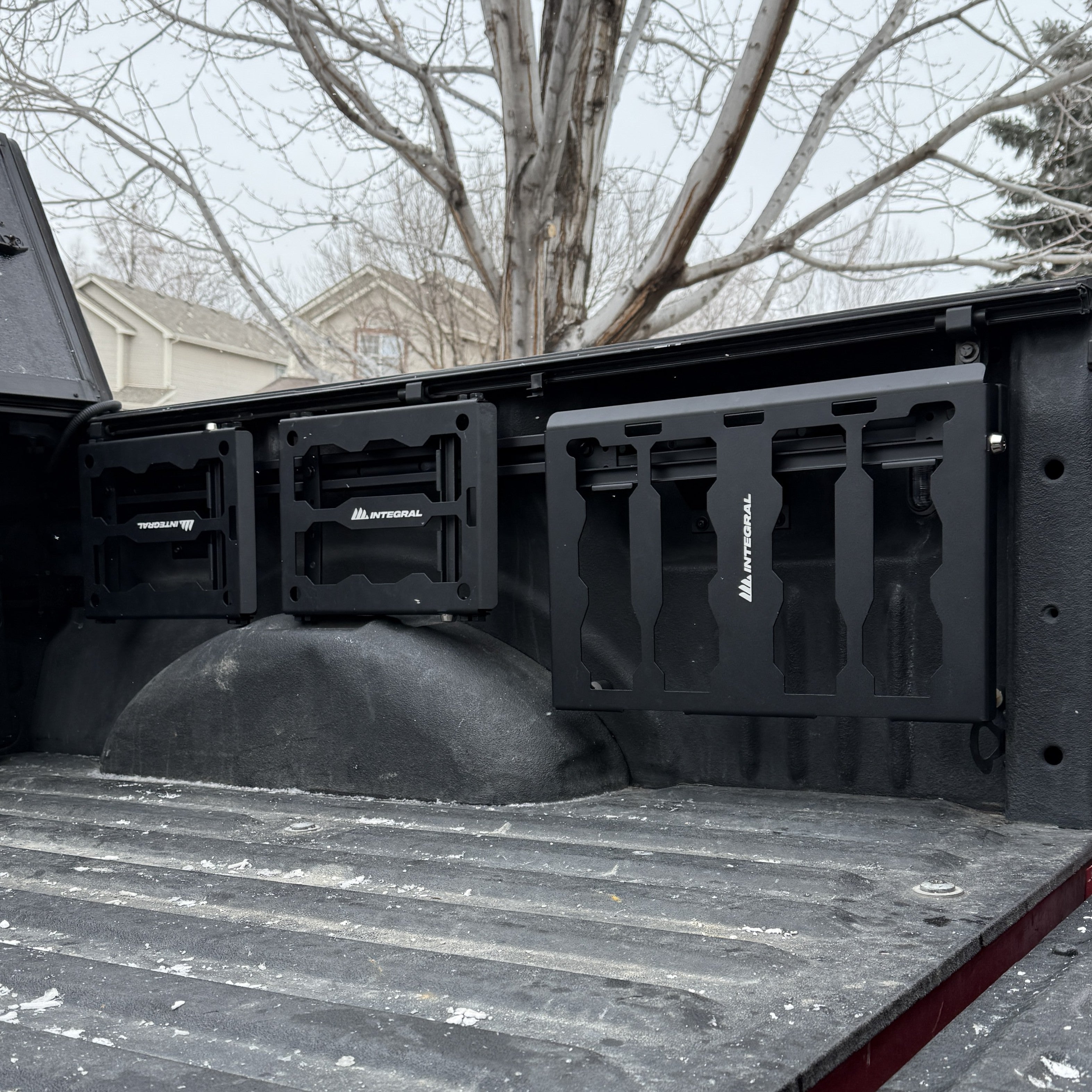 Integral Truck  Rails + Tie-down Cleats - Ford F150 & Raptor 2015+ (5.5' Bed Only)