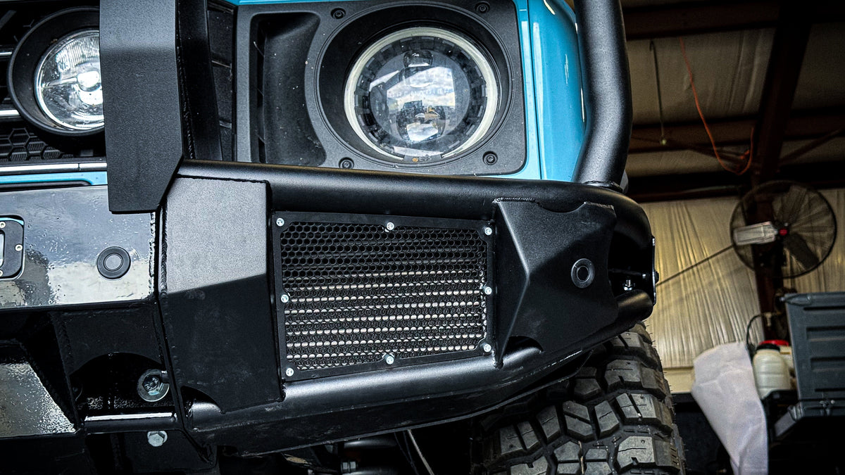 Dirtbox modular winch bumper and bullbar for INEOS Grenadier and Quartermaster