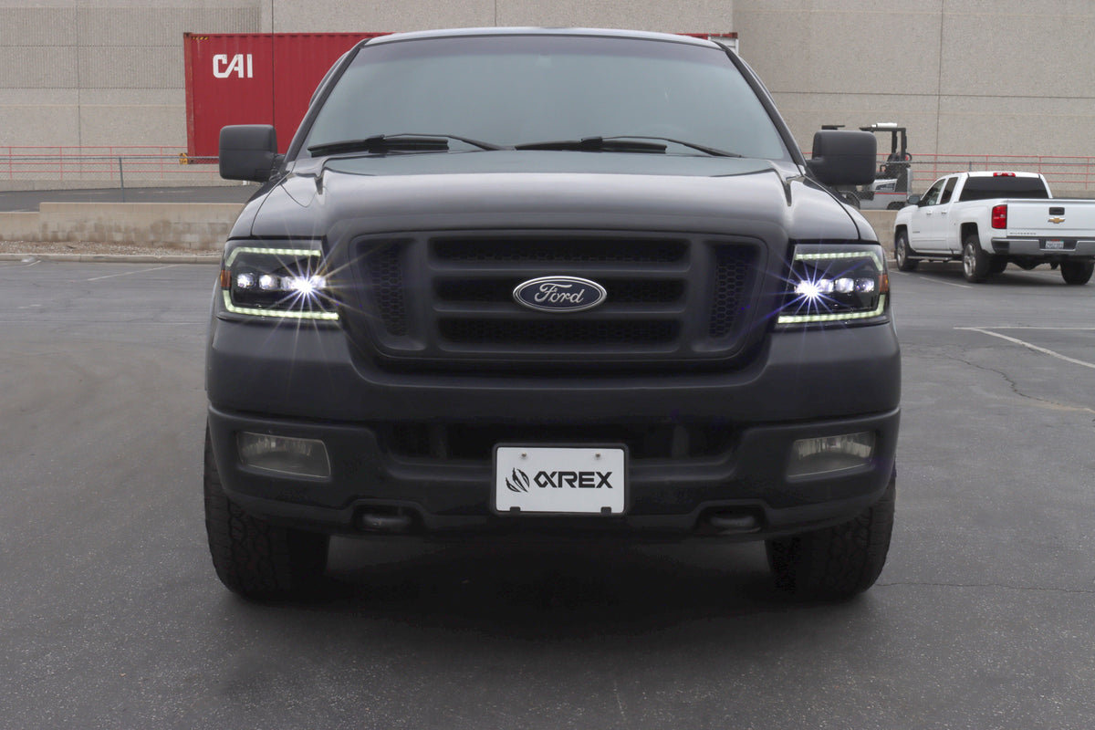 AlphaRex NOVA-Series LED Projector Headlights for Ford F-150 - Chrome