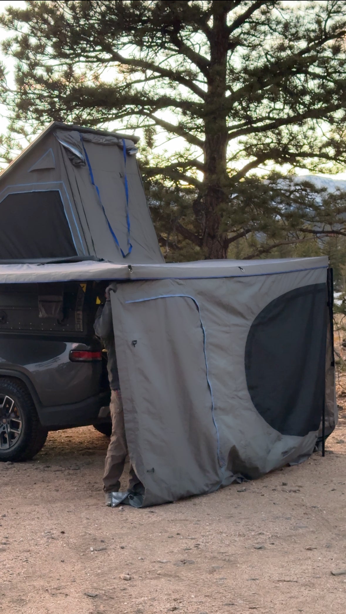 Dirtbox Overland 270 awning room detachable enclosure, universal fit