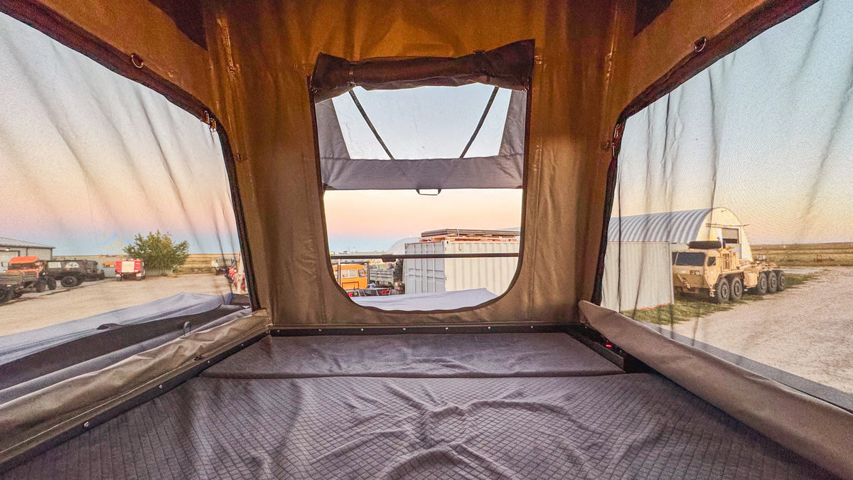 Dirtbox Overland canopy camper for INEOS Quartermaster