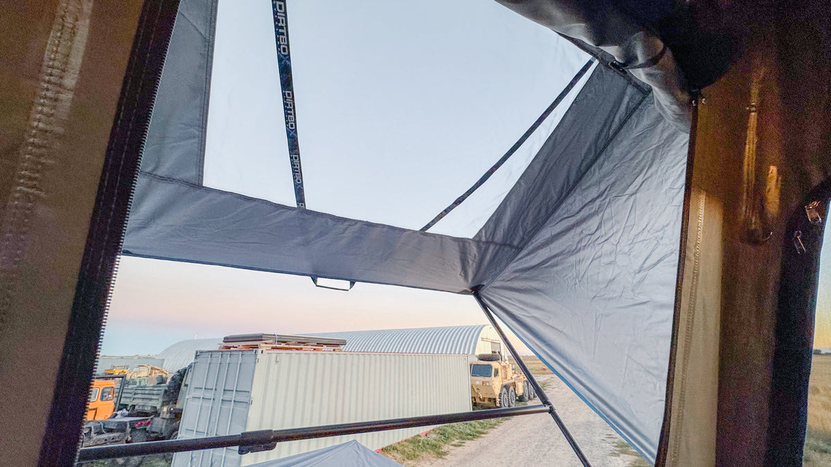 Dirtbox Overland canopy camper for INEOS Quartermaster