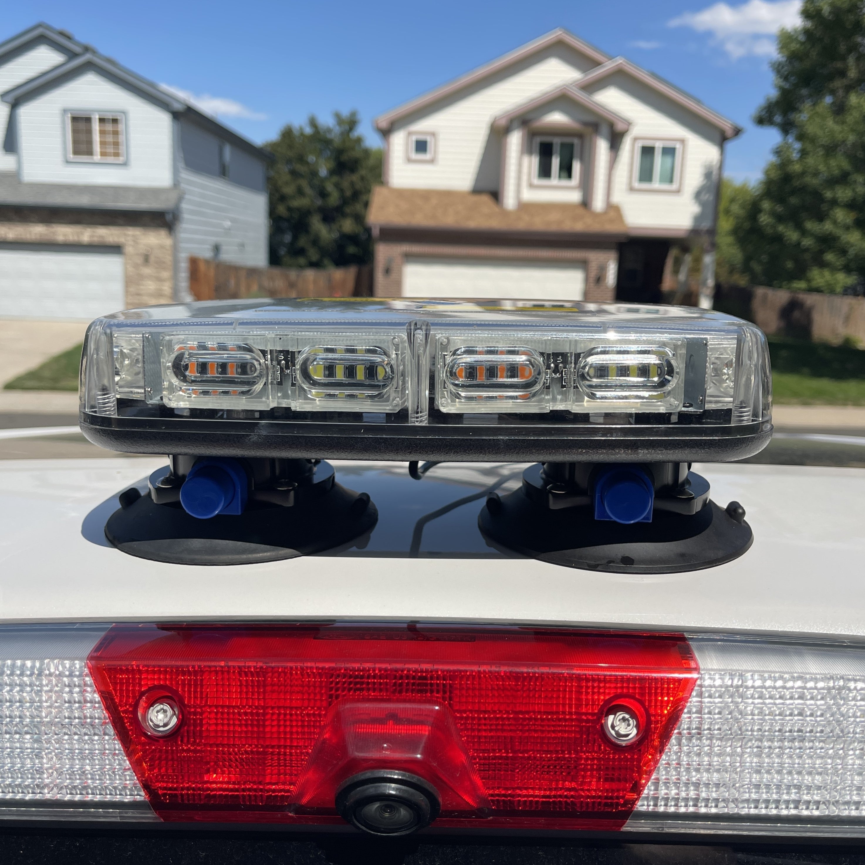 Integral Truck Vacuum Strobe - Rooftop Light for Ford Aluminum Truck Body