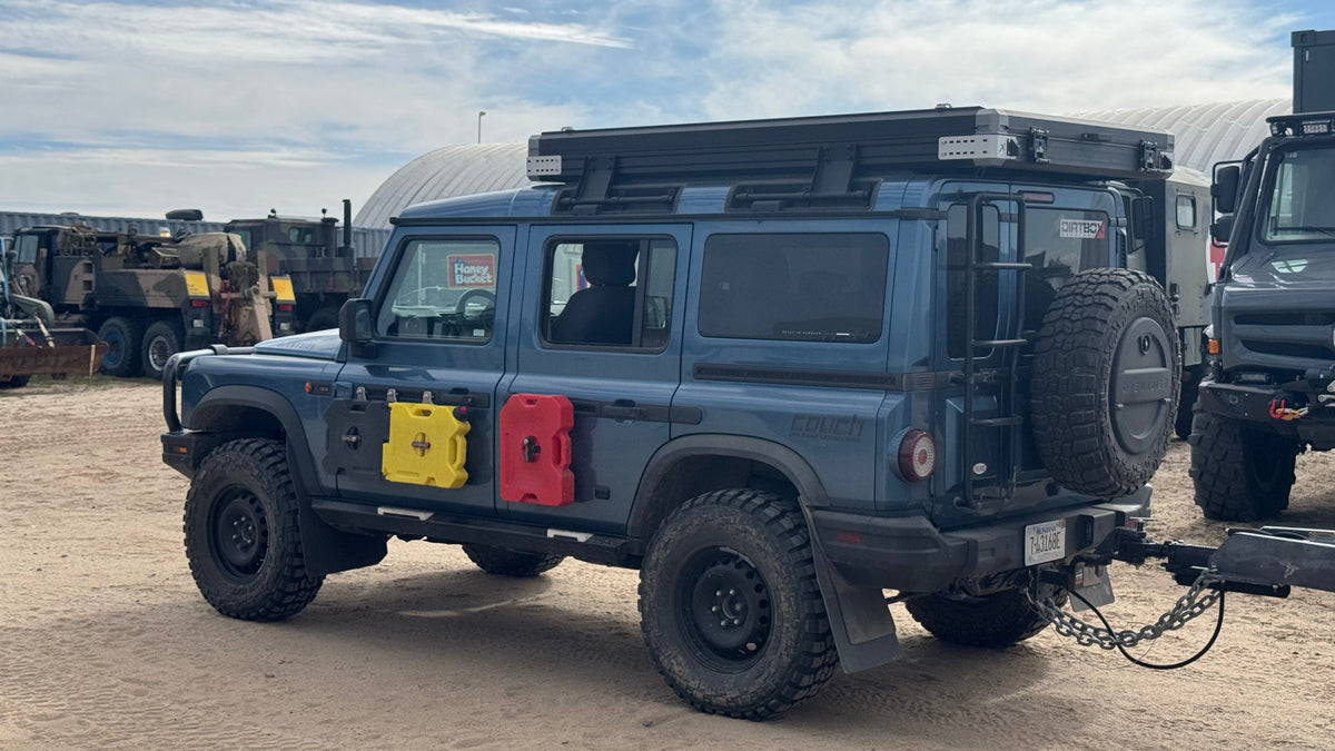 Dirtbox Overland roof top tent combo for Ineos Grenadier