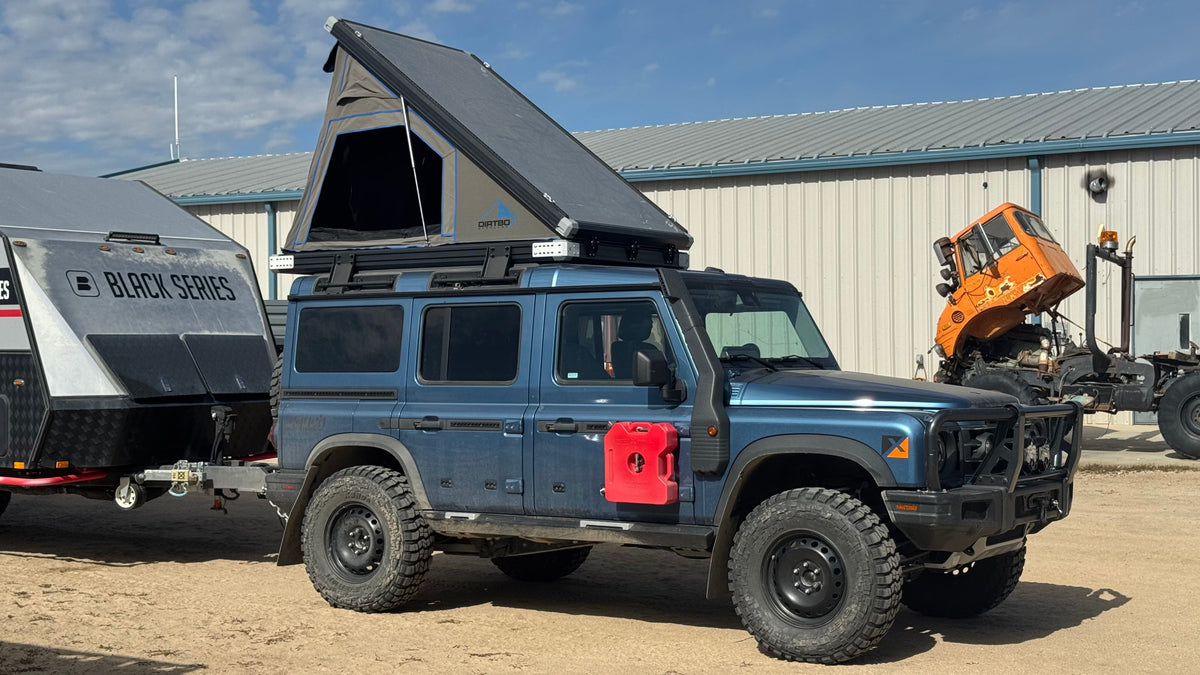 Dirtbox Overland roof top tent combo for Ineos Grenadier
