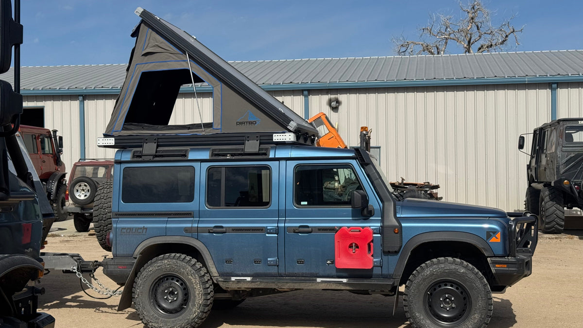 Dirtbox Overland roof top tent combo for Ineos Grenadier