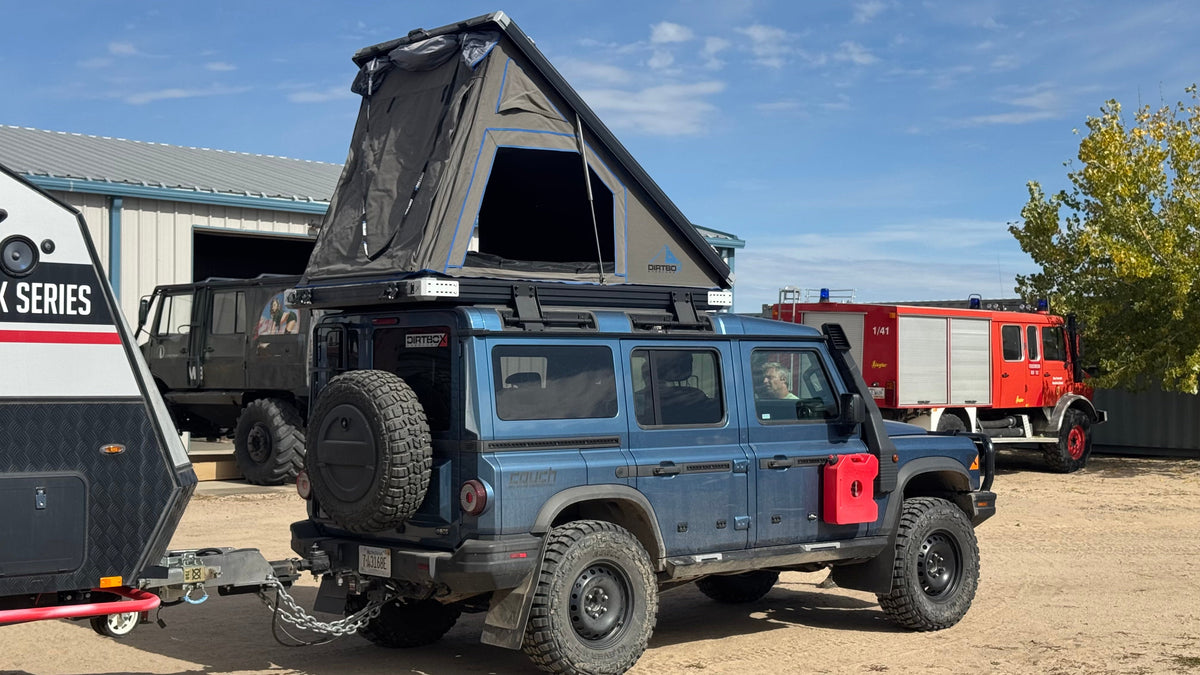 Dirtbox Overland roof top tent combo for Ineos Grenadier