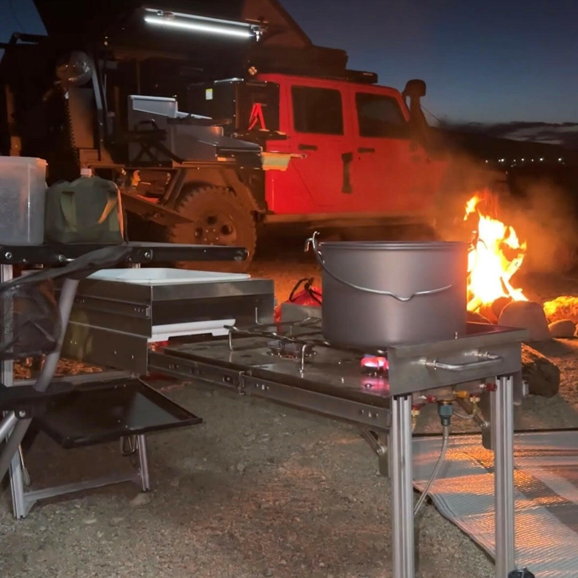 Dirtbox Overland Quick Deploy Ground Kitchen Box, universal fit