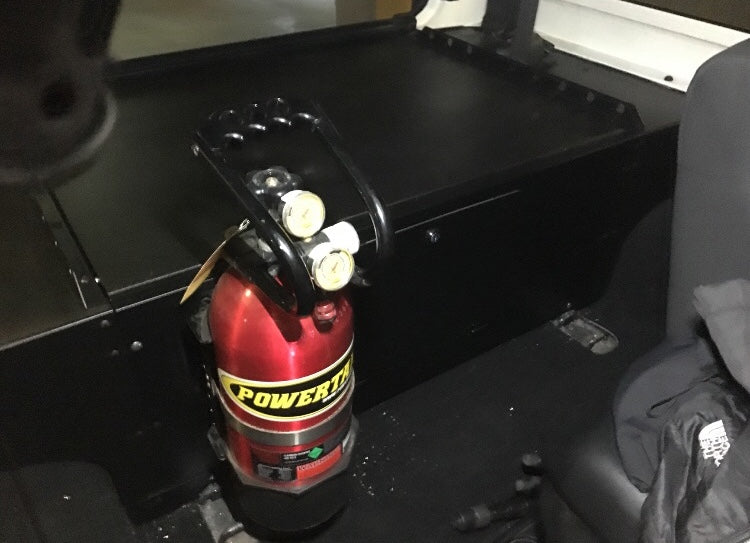 Diabolical Inc Slipstream for Jeep Wrangler JK 2-door with gear on top