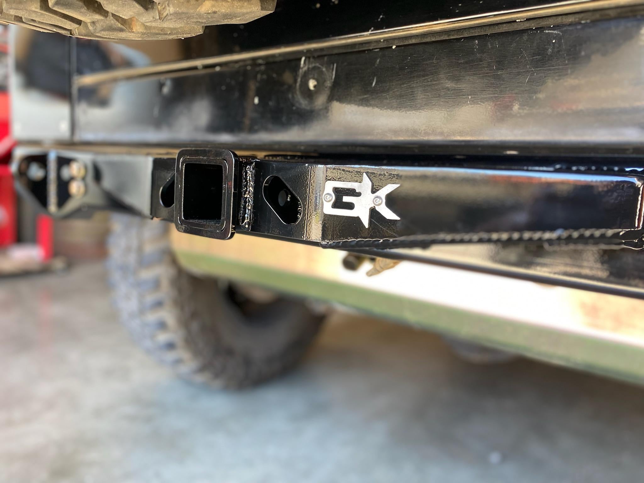 Rear Diamond Series Stubby Bumper for Jeep TJ Wrangler