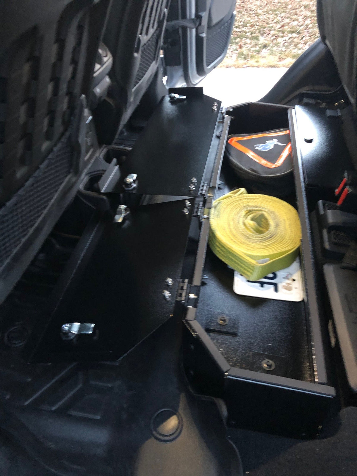 Diabolical Inc underseat security lock box for Jeep Gladiator JT