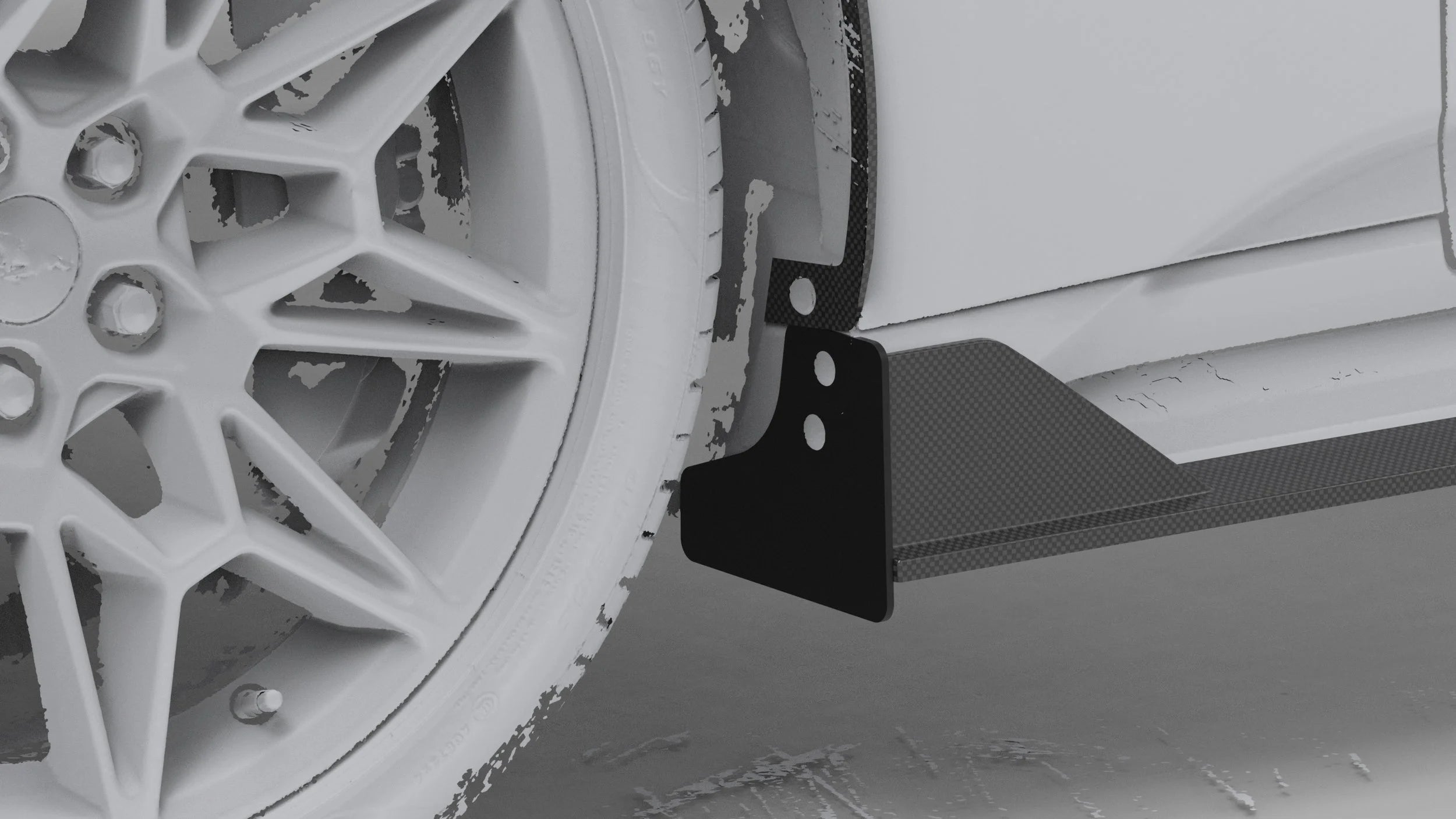 2024-Current Ford Mustang Front Splash Guard