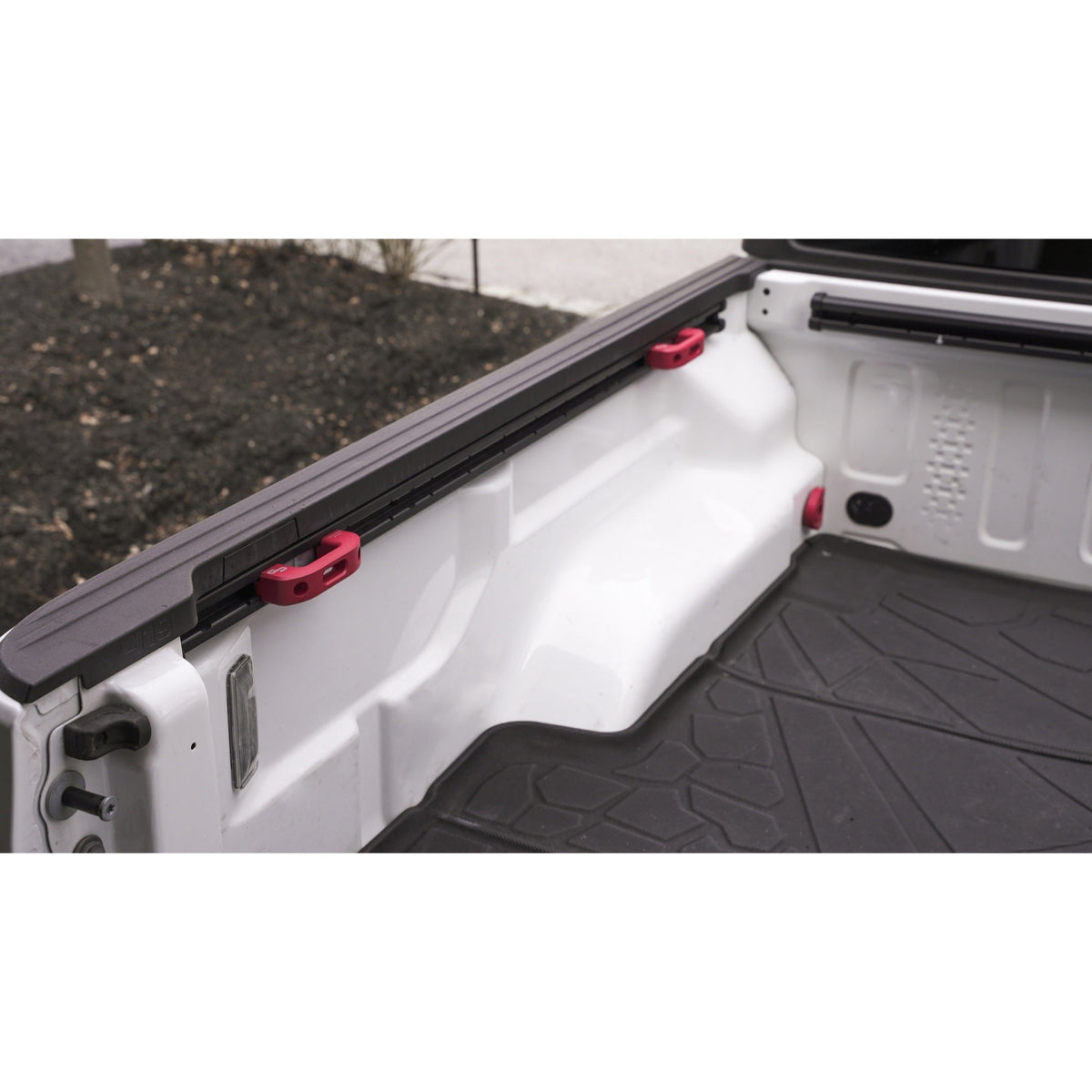 Charvonia Design complete billet tie-down system for Jeep Gladiator