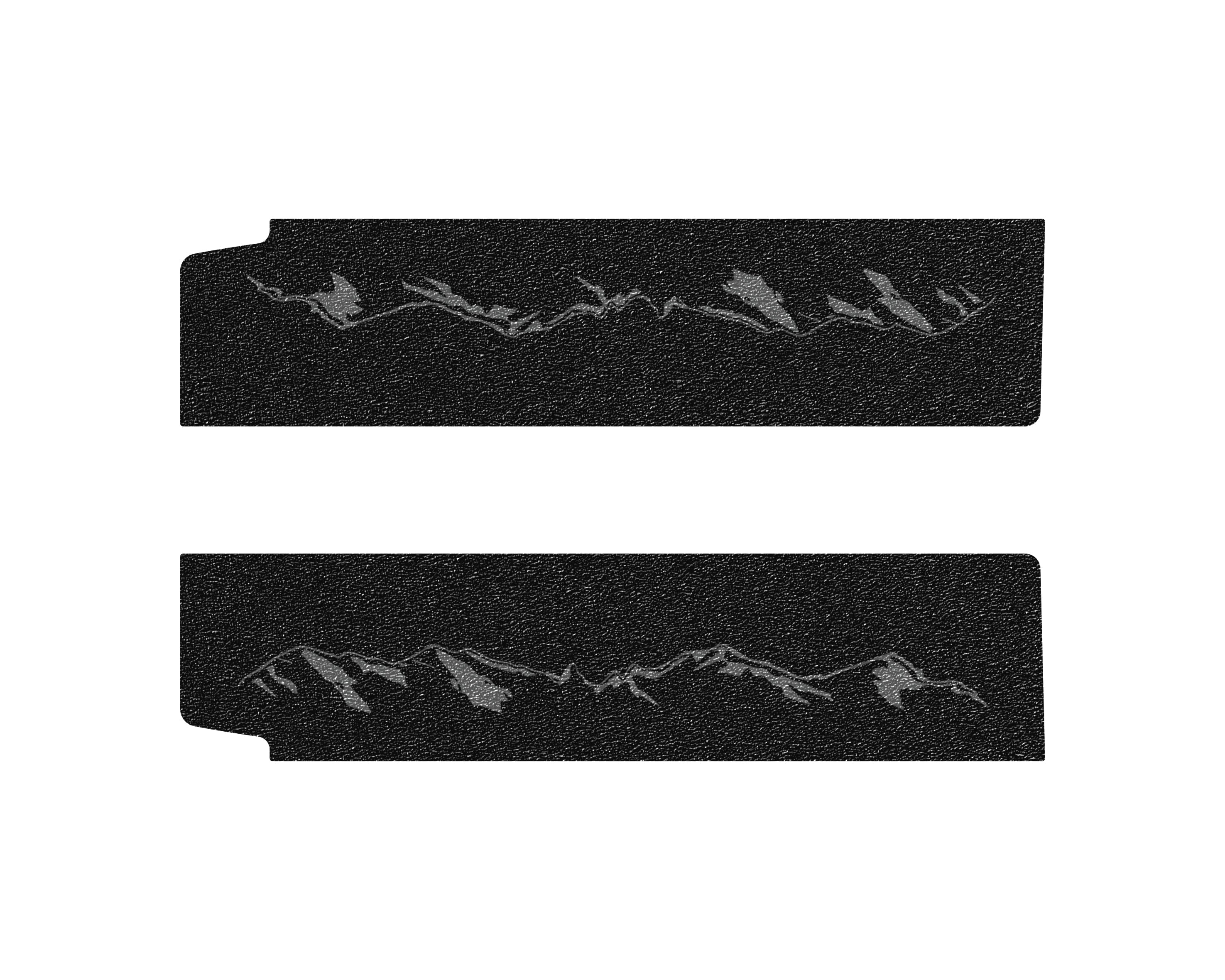 Textured Door Sill Overlays Fits 2019-2026 Jeep Wrangler