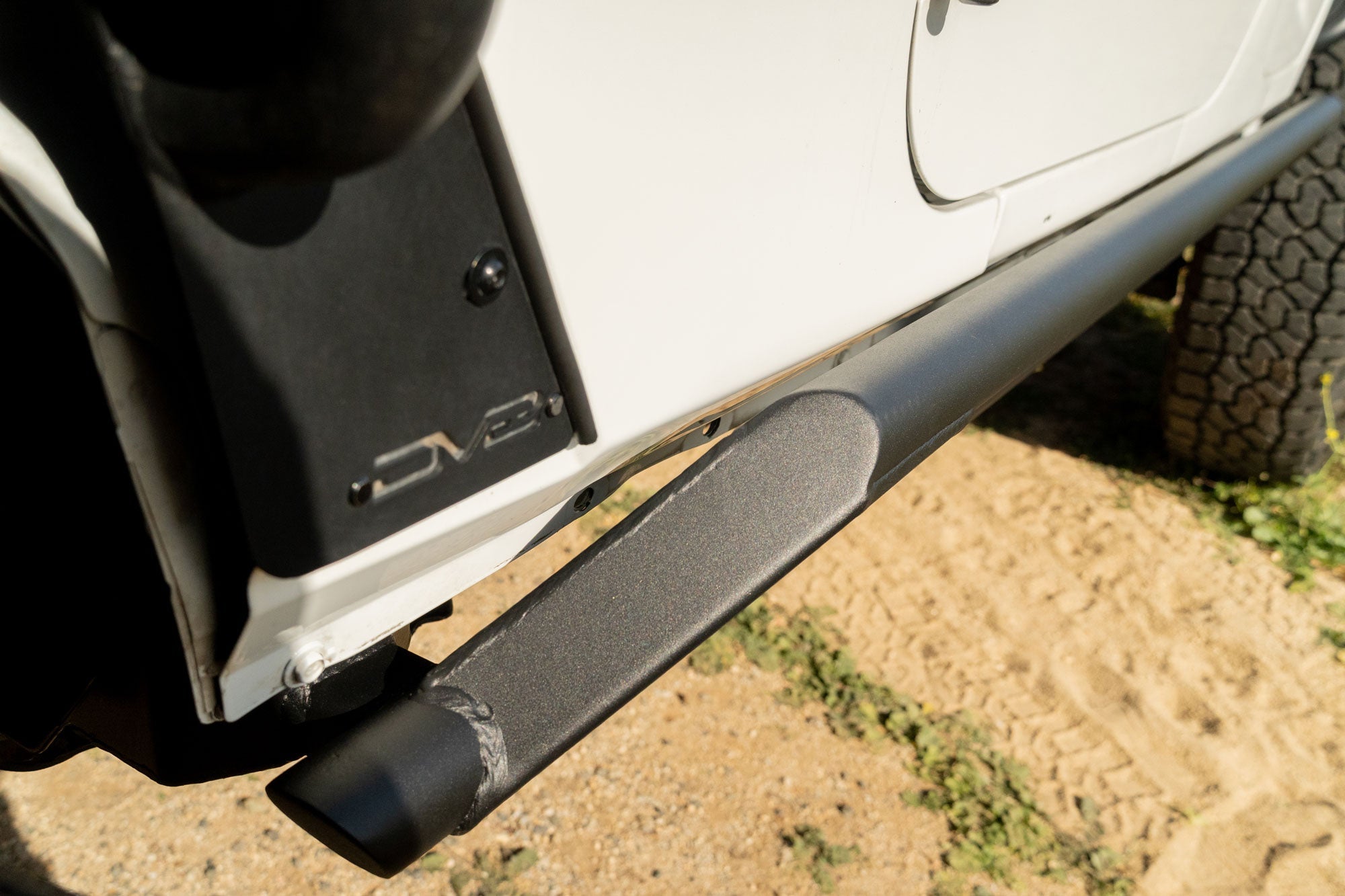 Jeep-Wrangler-JK-4-Door-Rock-Sliders-Installed-3 - NVMOS