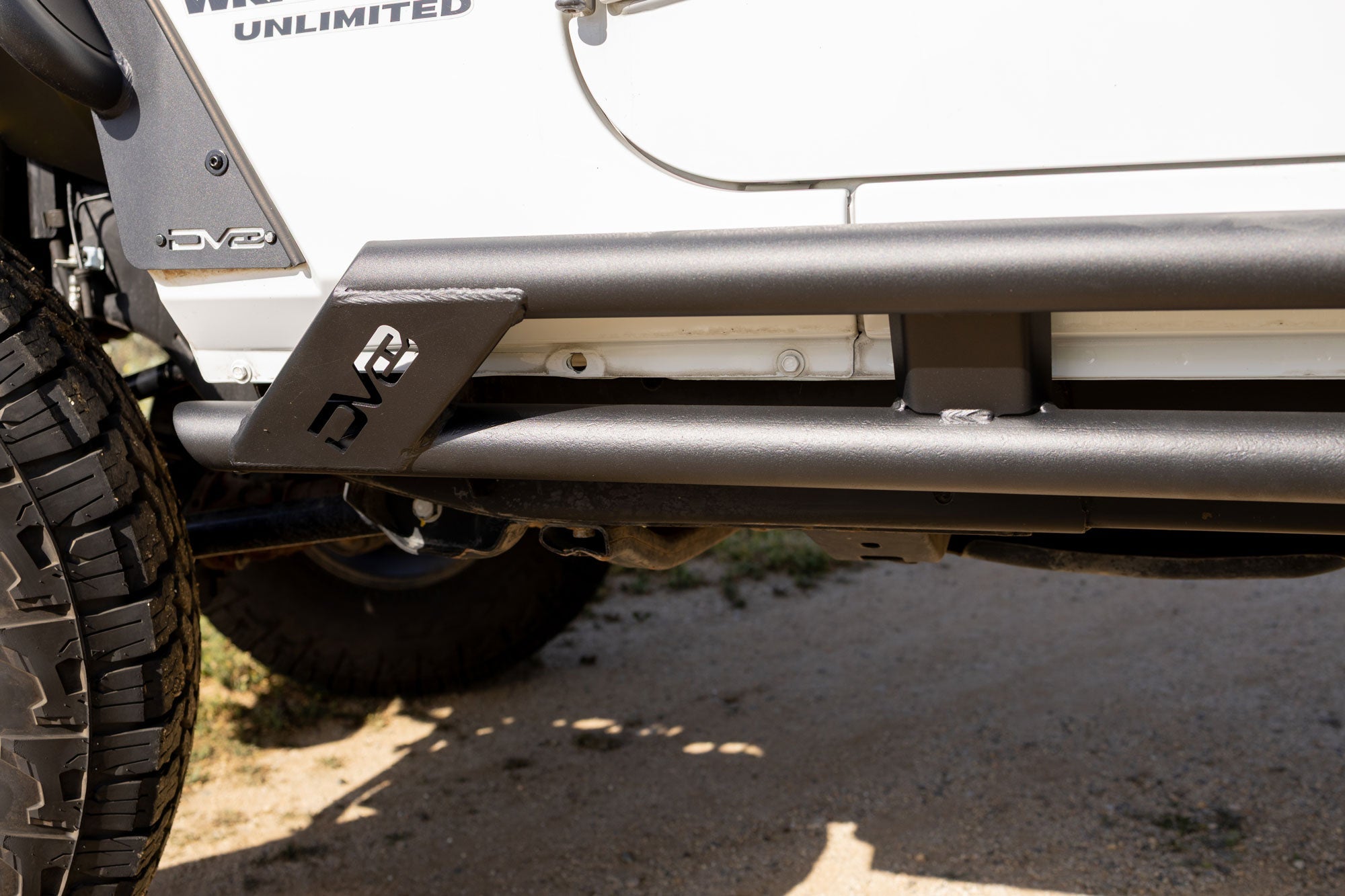 Jeep-Wrangler-JK-4-Door-Rock-Sliders-Installed-7 - NVMOS