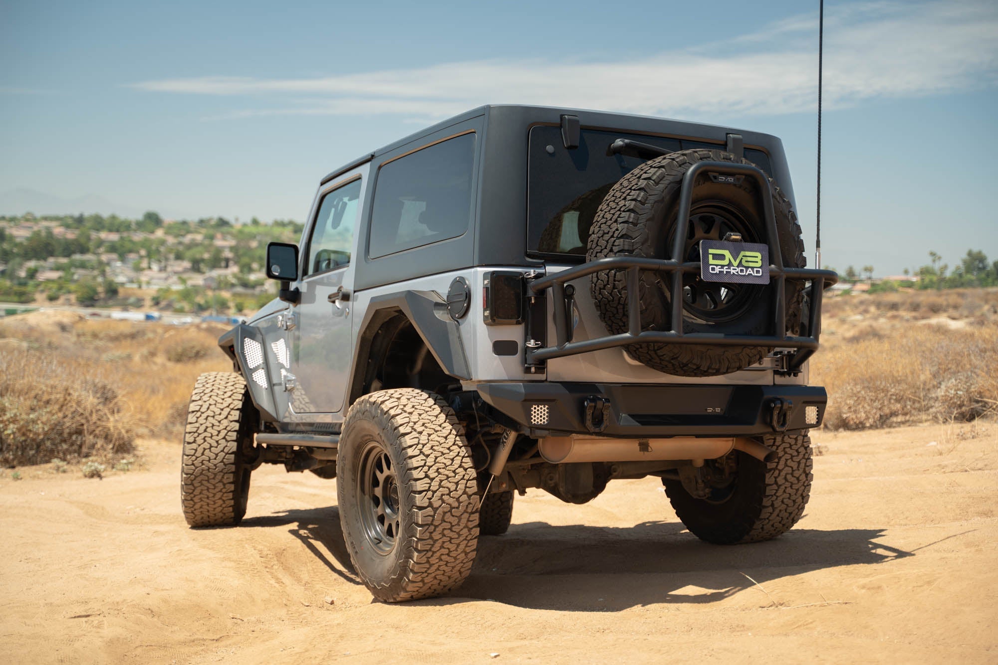 Jeep-Wrangler-JK-Body-Mounted-Tire-Carrier-Installed-1 - NVMOS
