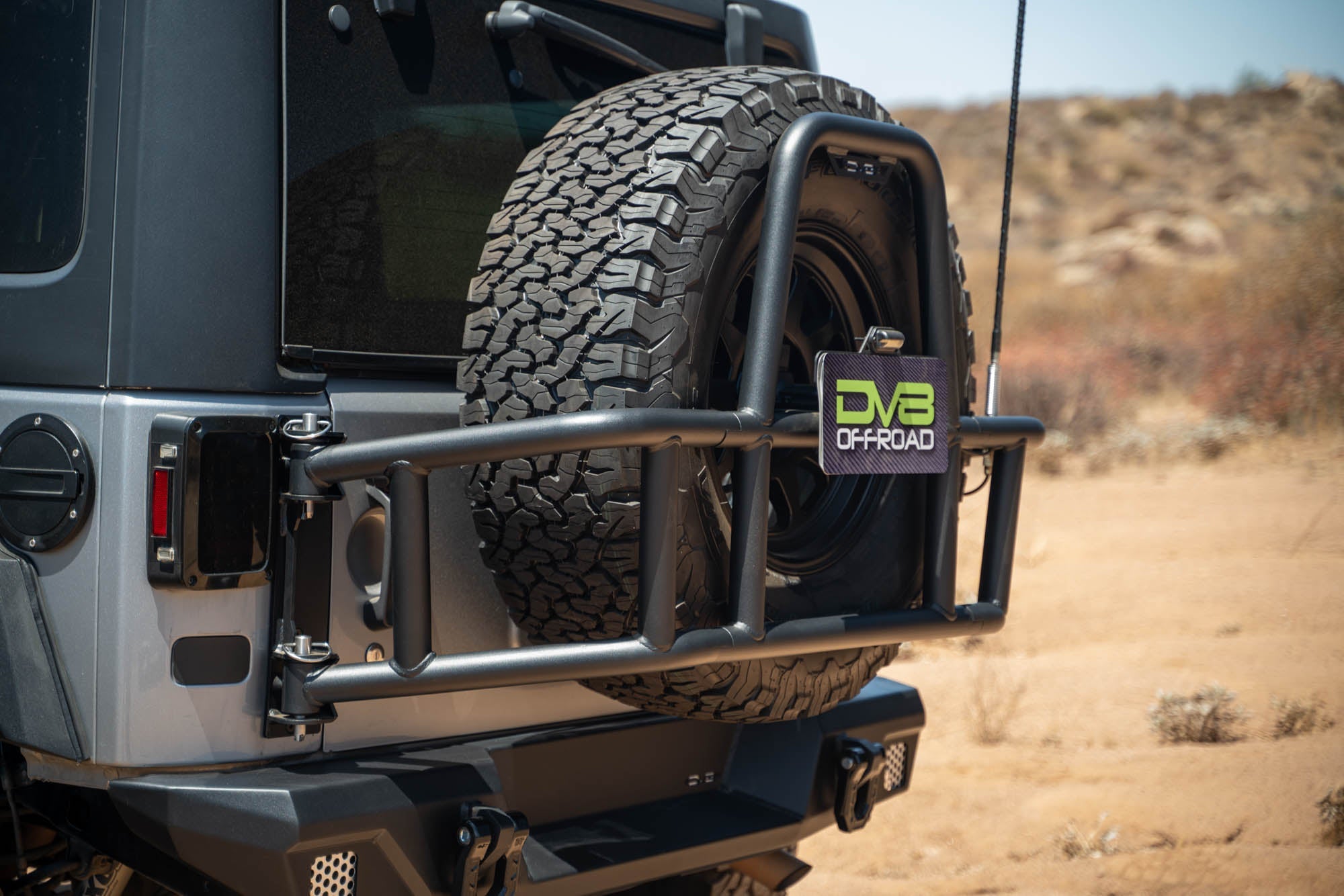 Jeep-Wrangler-JK-Body-Mounted-Tire-Carrier-Installed-2 - NVMOS