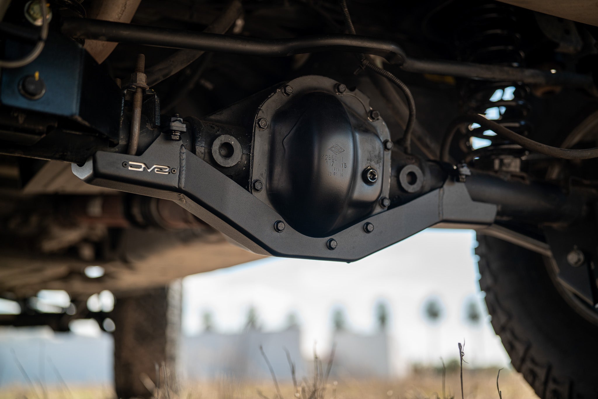 Jeep-Wrangler-JK-Dana-44-Rear-Diff-Skid-Plate-installed-3 - NVMOS
