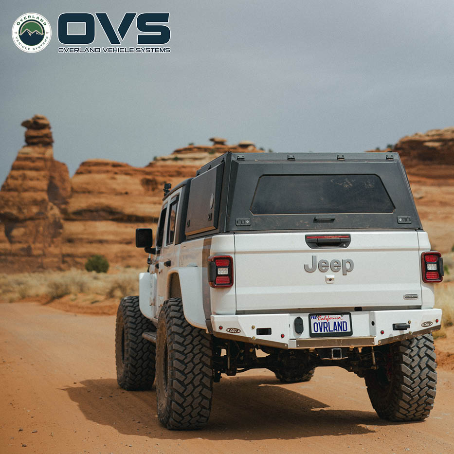Overland Vehicle Systems Expedition PRO truck cap for 2020-2027 Jeep Gladiator - view 8