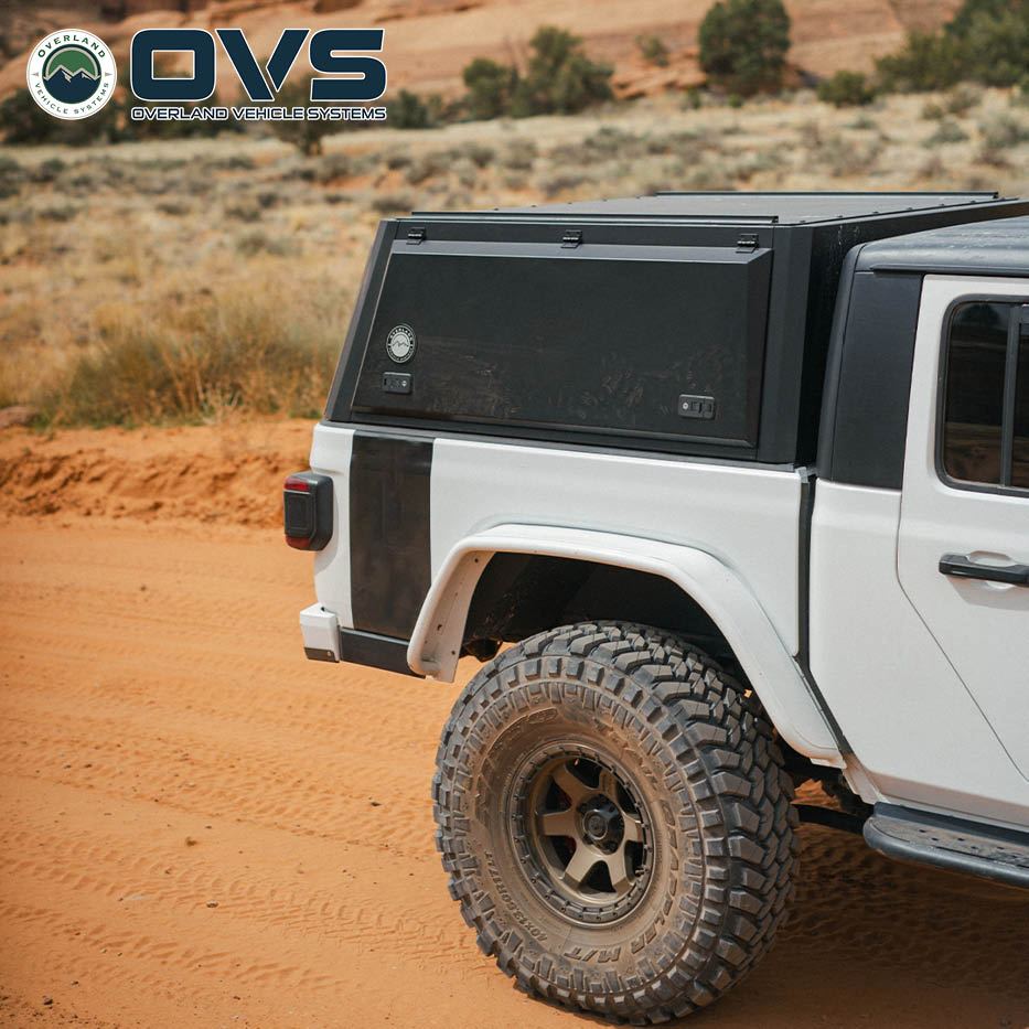 Overland Vehicle Systems Expedition PRO truck cap for 2020-2027 Jeep Gladiator - view 9