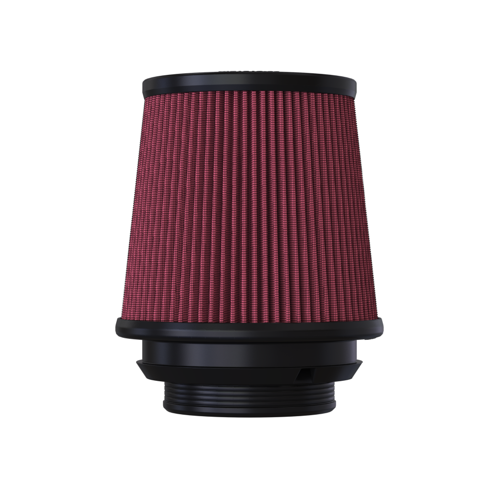 Cotton Cleanable  S&B Intake Replacement Filter with black outer rim on a white background