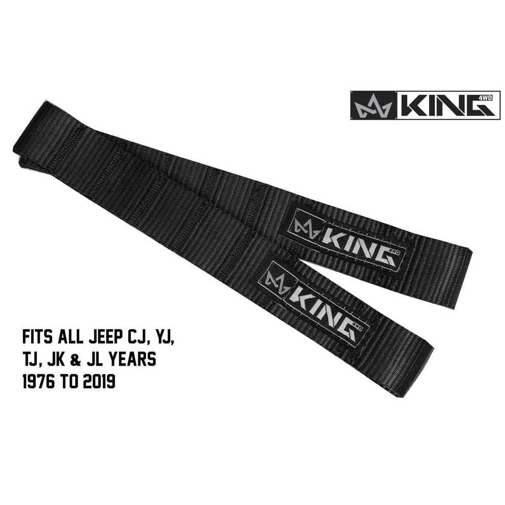 King 4WD heavy-duty adjustable door straps for Jeep Wrangler - view 7