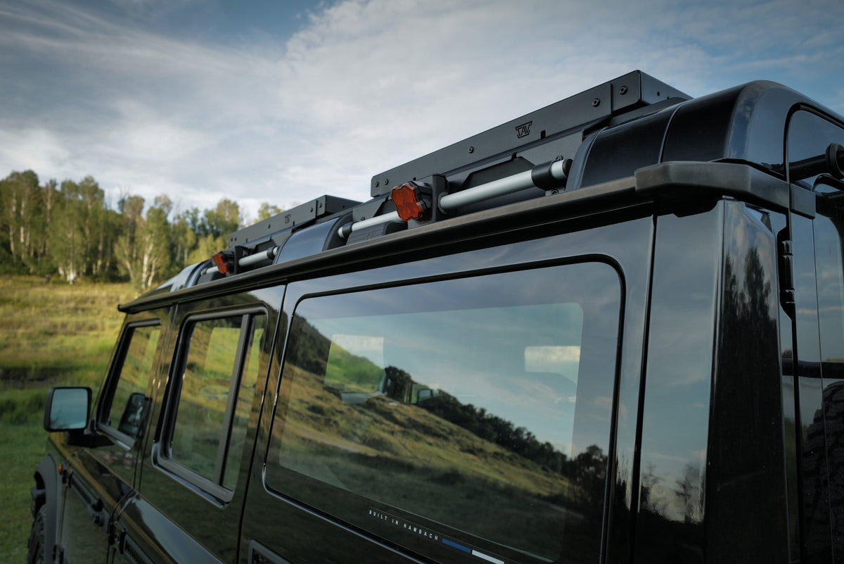 Canyon Adventure Vans Roof Platform modular gear mount for INEOS Grenadier