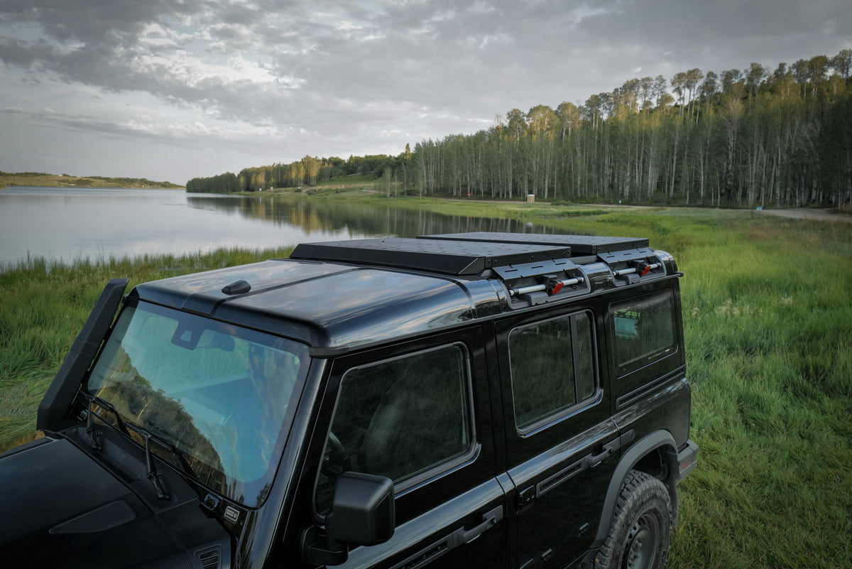 Canyon Adventure Vans Roof Platform modular gear mount for INEOS Grenadier