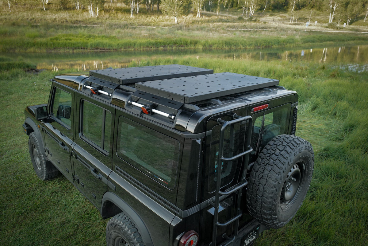 Canyon Adventure Vans Roof Platform modular gear mount for INEOS Grenadier