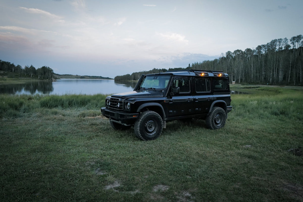 Canyon Adventure Vans Roof Platform modular gear mount for INEOS Grenadier