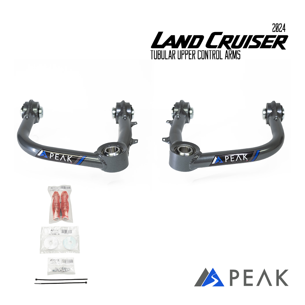 Peak Suspension Tubular Upper Control Arms – 2024+ Land Cruiser for 2024+ Toyota Land Cruiser