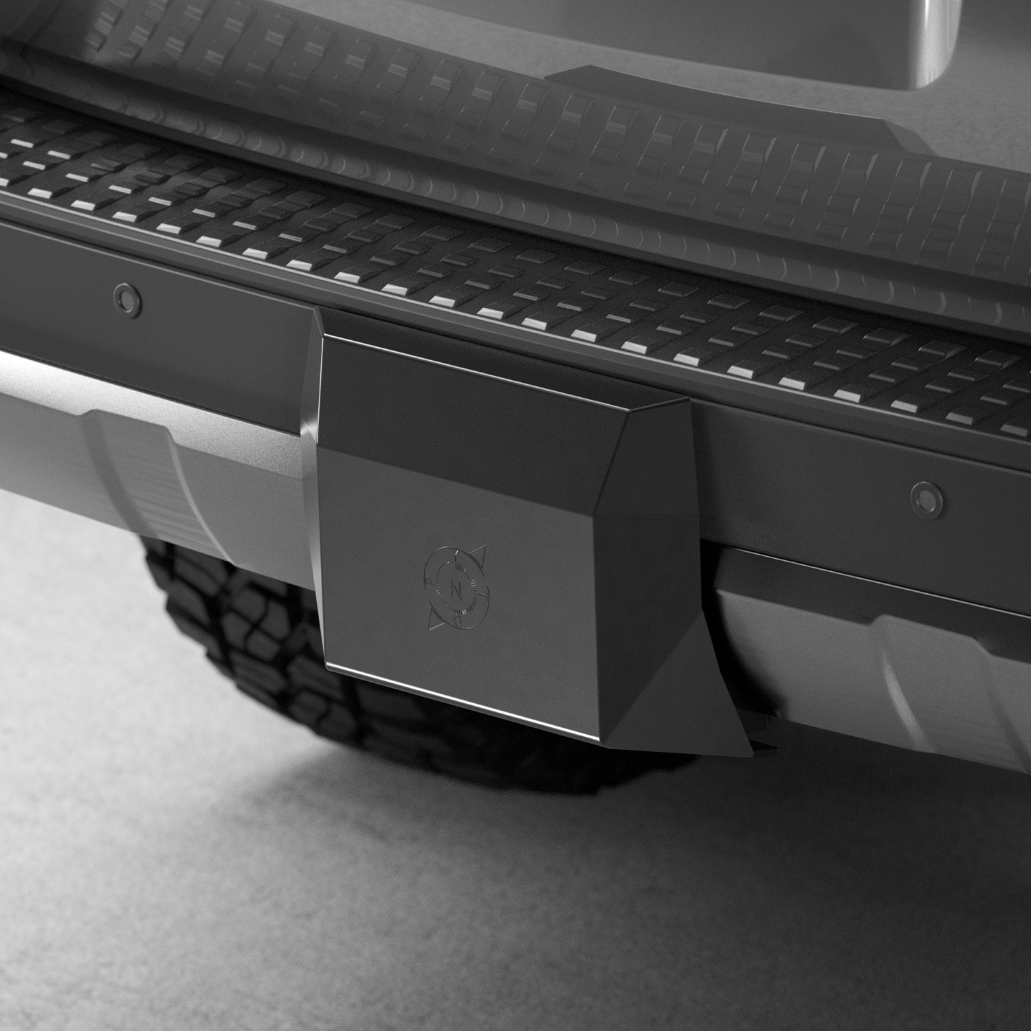 2024-Current Toyota Land Cruiser Rear Hitch Skid Cover