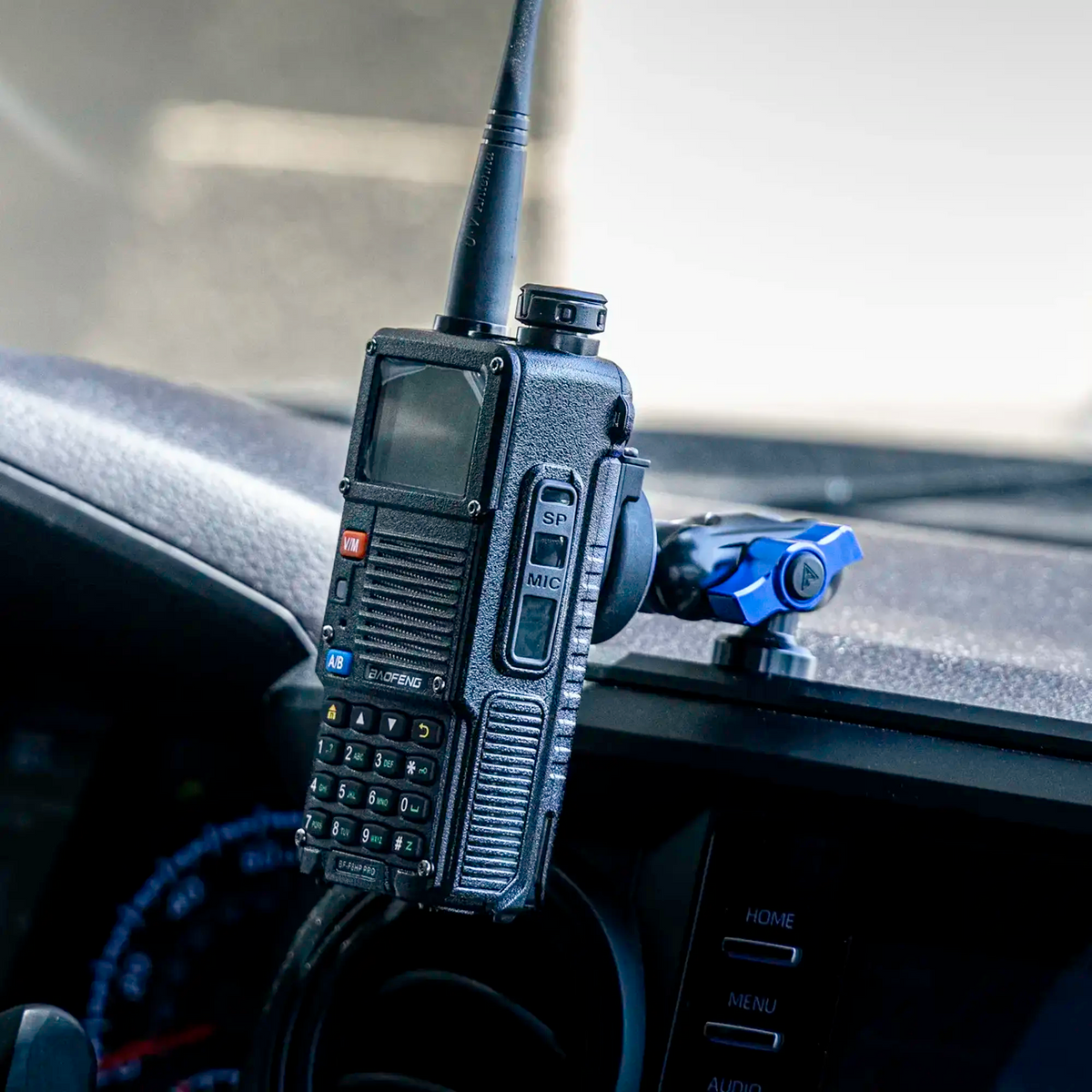 Tackform magnetic adapter for handheld radios, universal fit