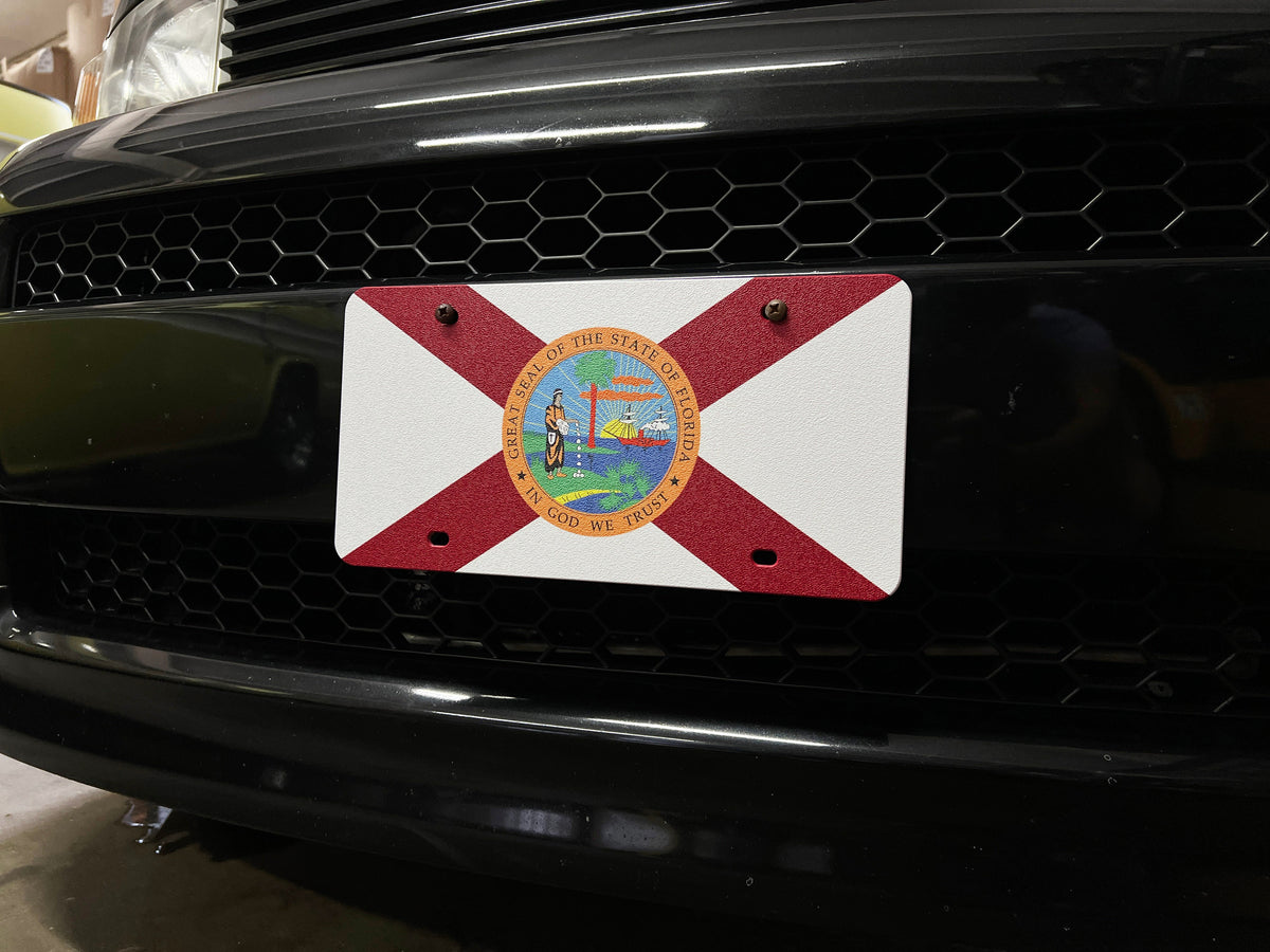 Tufskinz Front License Plate for universal fit