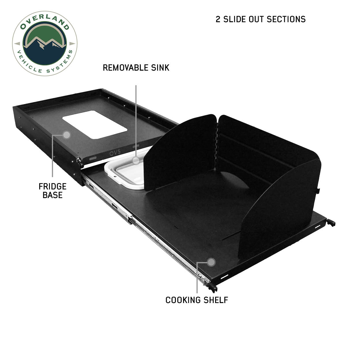 OVS large refrigerator tray and sink slide - view 2