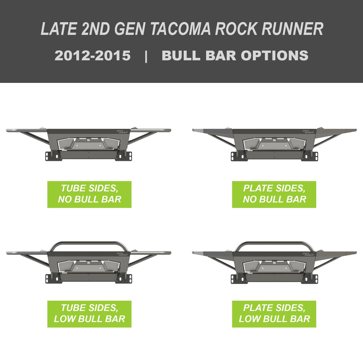 C4 Fabrication Tacoma Rock Runner Front Bumper / 2nd Gen / 2012-2015
