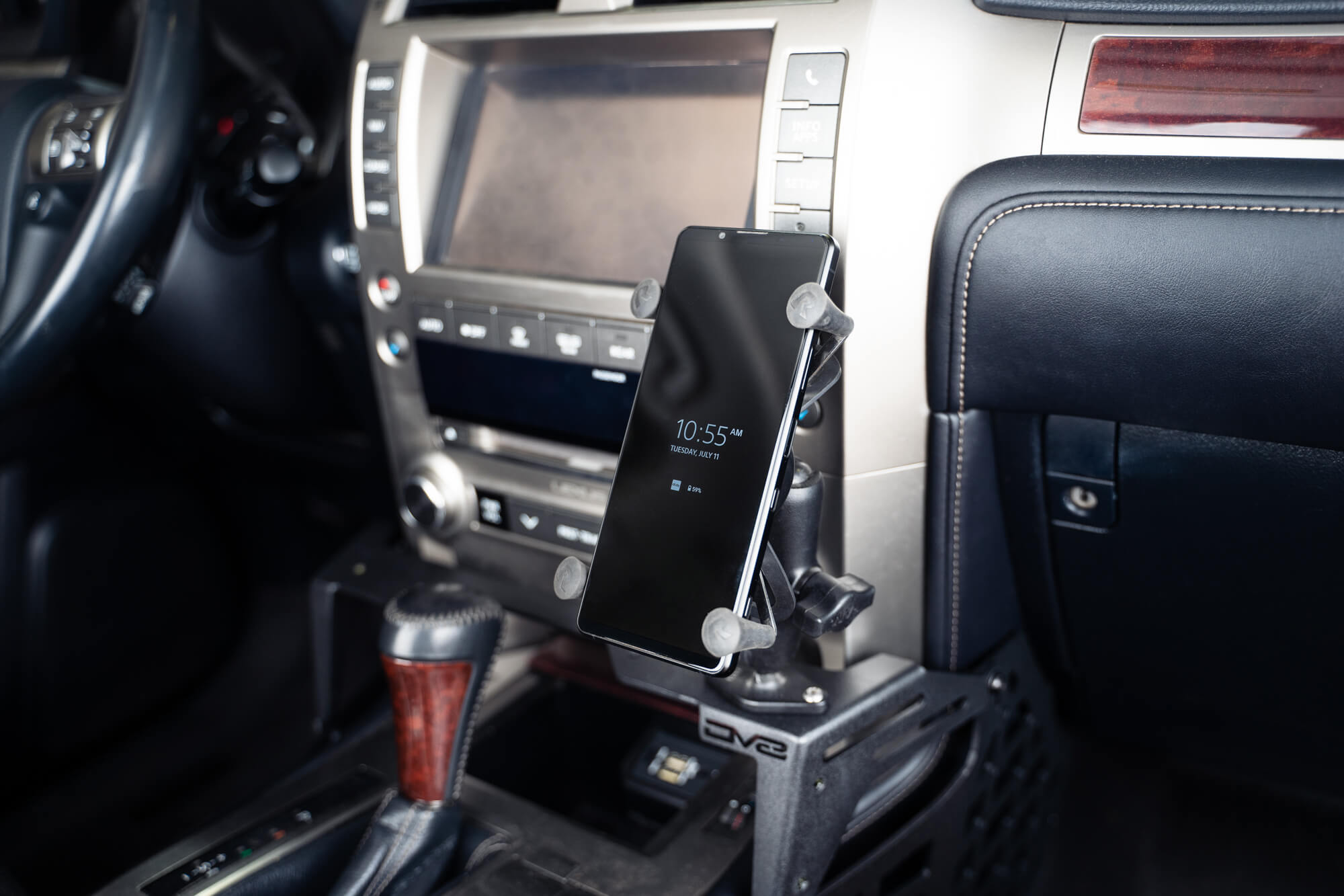 Lexus-GX-460-Center-Console-Molle-Panels-_-Digital-Device-Bridge_Installed-1 - NVMOS