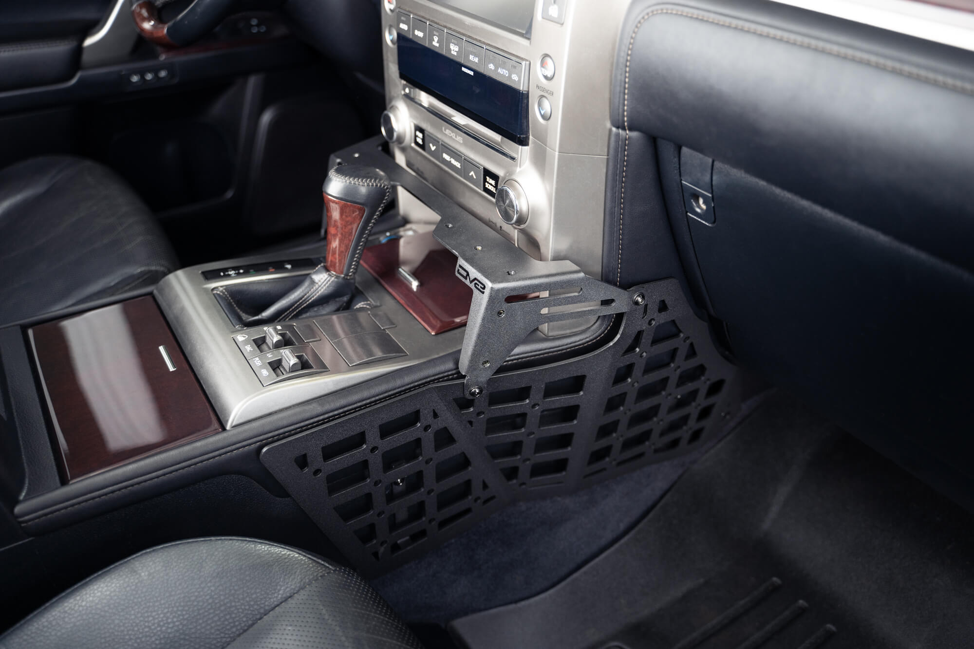Lexus-GX-460-Center-Console-Molle-Panels-_-Digital-Device-Bridge_Installed-4 - NVMOS