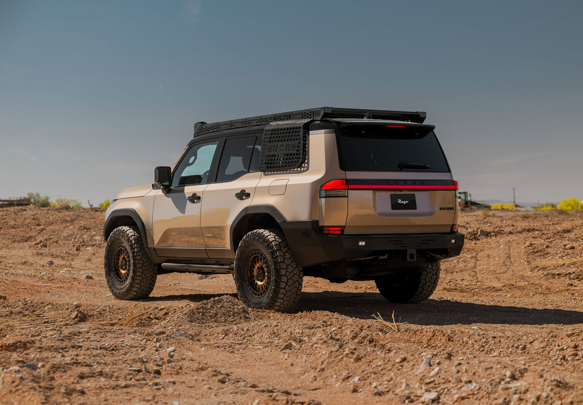 Rago Fabrication full-width rear bumper for Lexus GX 550