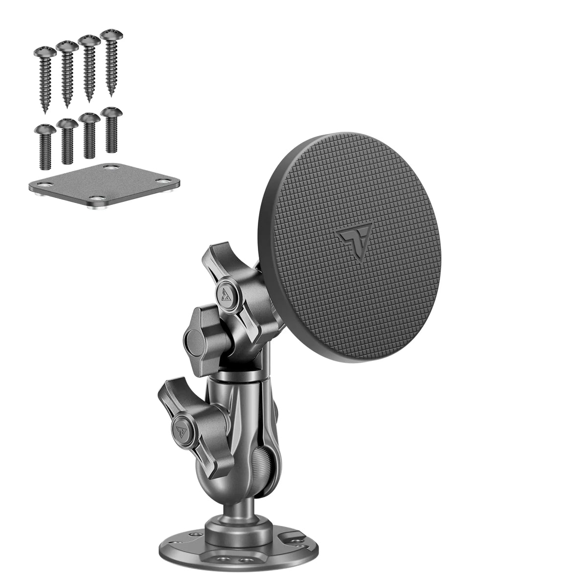Tackform heavy duty commercial drill base magnetic tablet mount, universal fit
